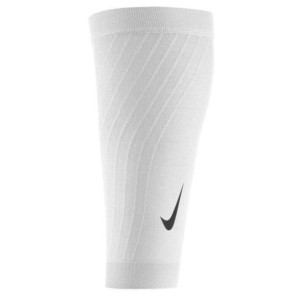 Nike N.000.1444.197 Unisex Sz L White Zoned Support Running Calf Sleeves $50 - Picture 4 of 4